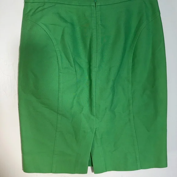 J. Crew Vibrant Green Pencil Skirt - Picture 6 of 14